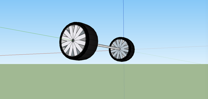 Illustration for article titled Wheel W/ Axle And Another Wheel (Car Project #2)
